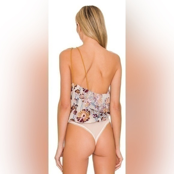 FREE PEOPLE | Intimately Day Date Bodysuit in Pink Plum Combo-size small‌ - Picture 6 of 15